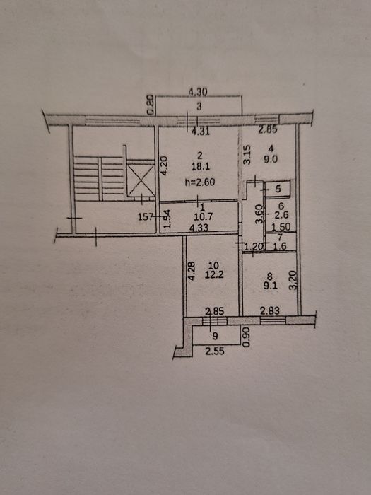 З-х комнатная квартира