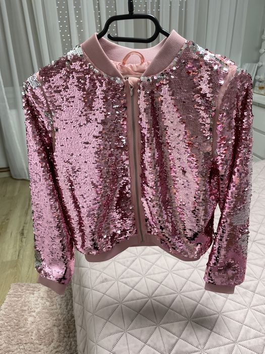 Jacheta cu paiete h&m