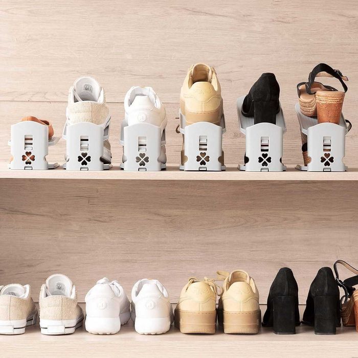 6x Organizator suport pantofi reglabil dublarea spatiului depozitare