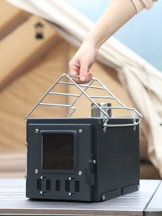 Туристическая походная печь с трубой и складными ножками
Модель ZM 302