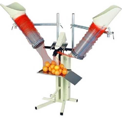 Masina ambalat fructe si legume in plasa tubulara- Alimentare dubla