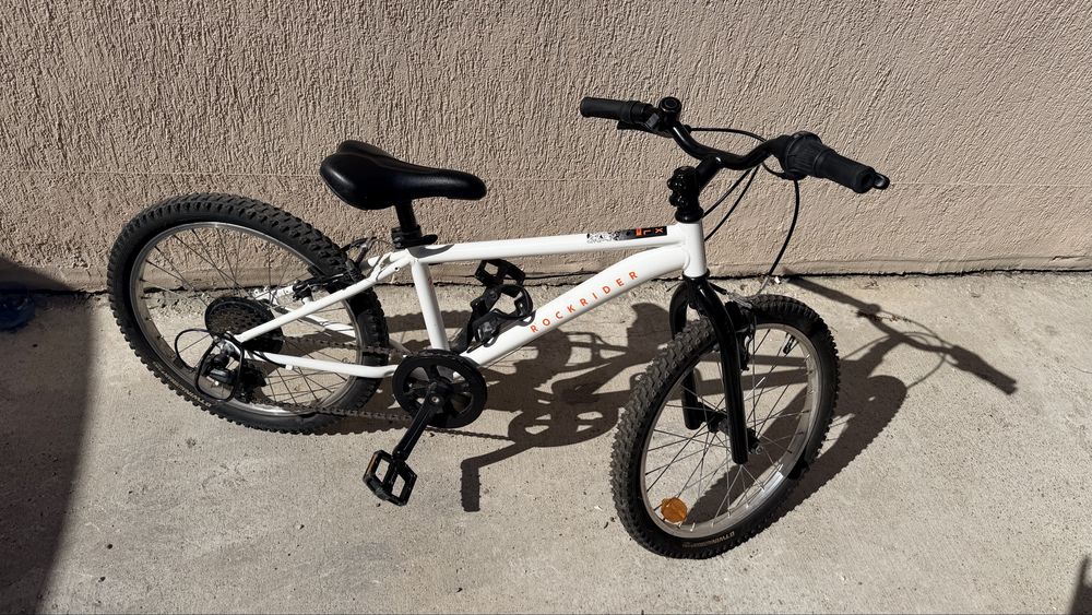 Bicicletă MTB Explore 120 20" alb copii 120-135 cm