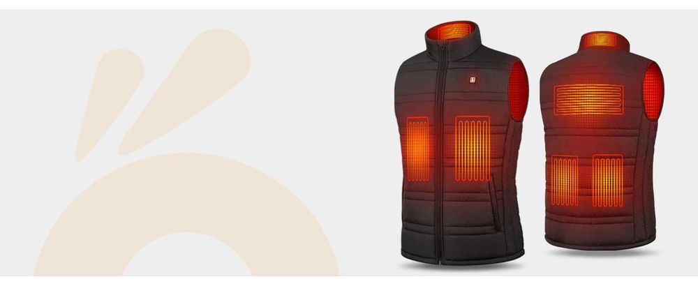 Отопляем елек унисекс UNBON със супермощна батерия 14400mAh