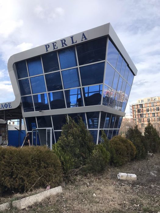 Автомовка с кафе и офис. Разглобяема на болтови връзки