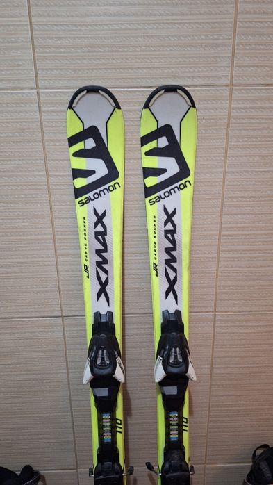Set schiuri copii 110cm- clapari ski-casca,bete