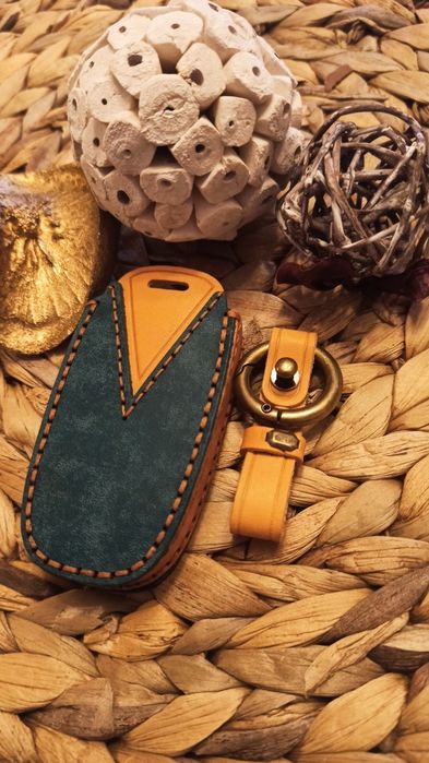 Кожен калъф за ключ Audi A1 A3 A4 A5 A6 A7 A8 Q3 Q5 Q7 S3 S4 S5 S6 S7