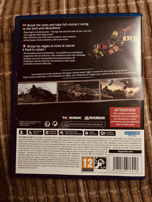 Wreckfest PS5 RUS