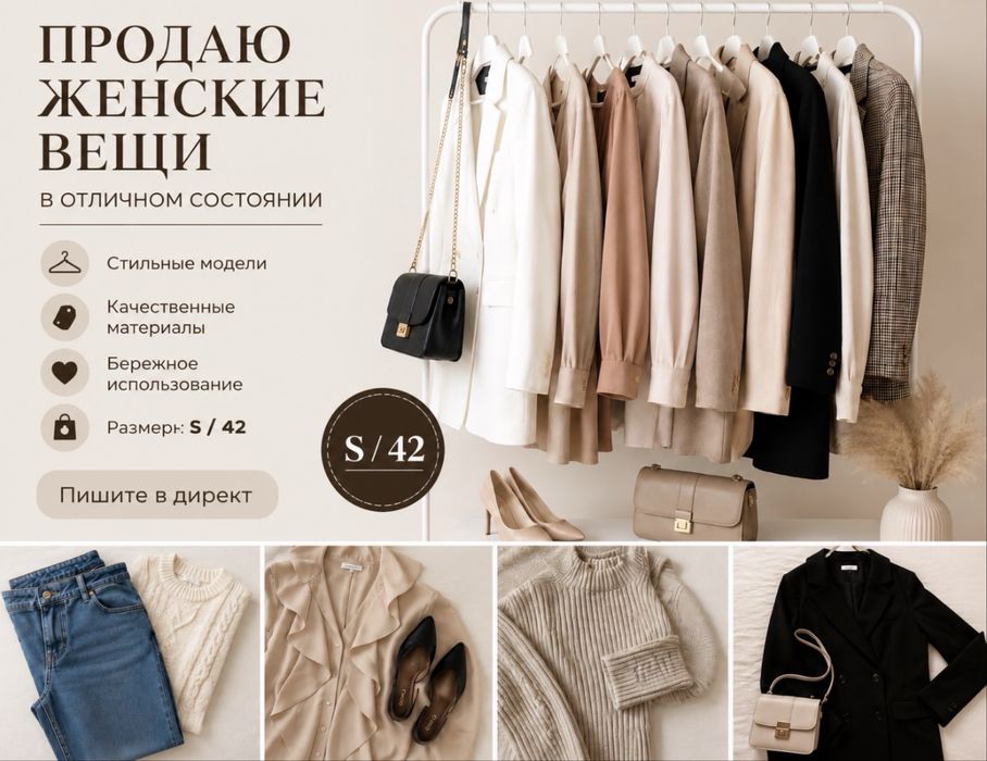 Все вещи по 1 000 тенге !!!
