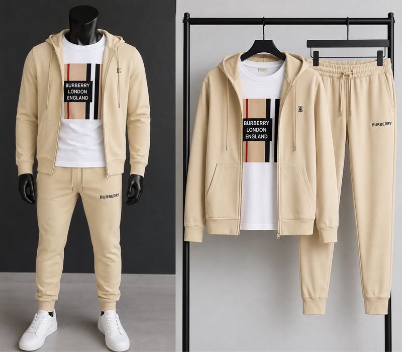 Compleu Burberry, cu sau fara tricou