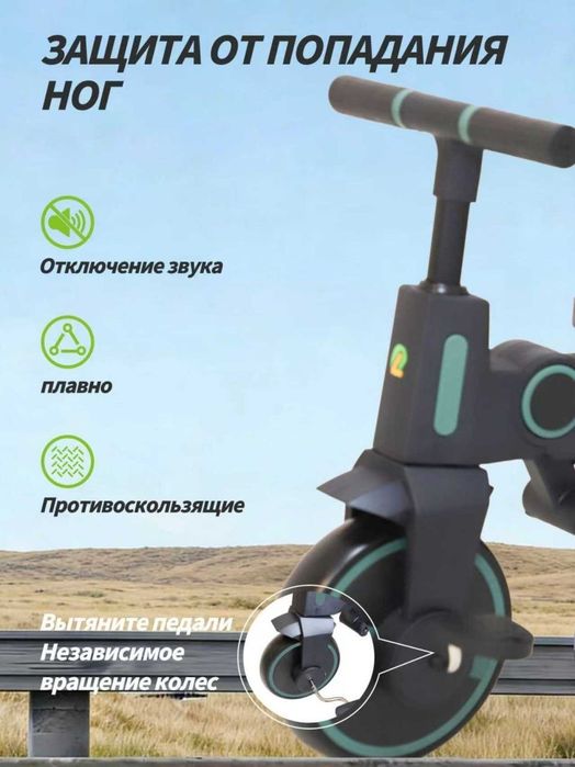 Новая расскладная  велоколяска спинка откидывается