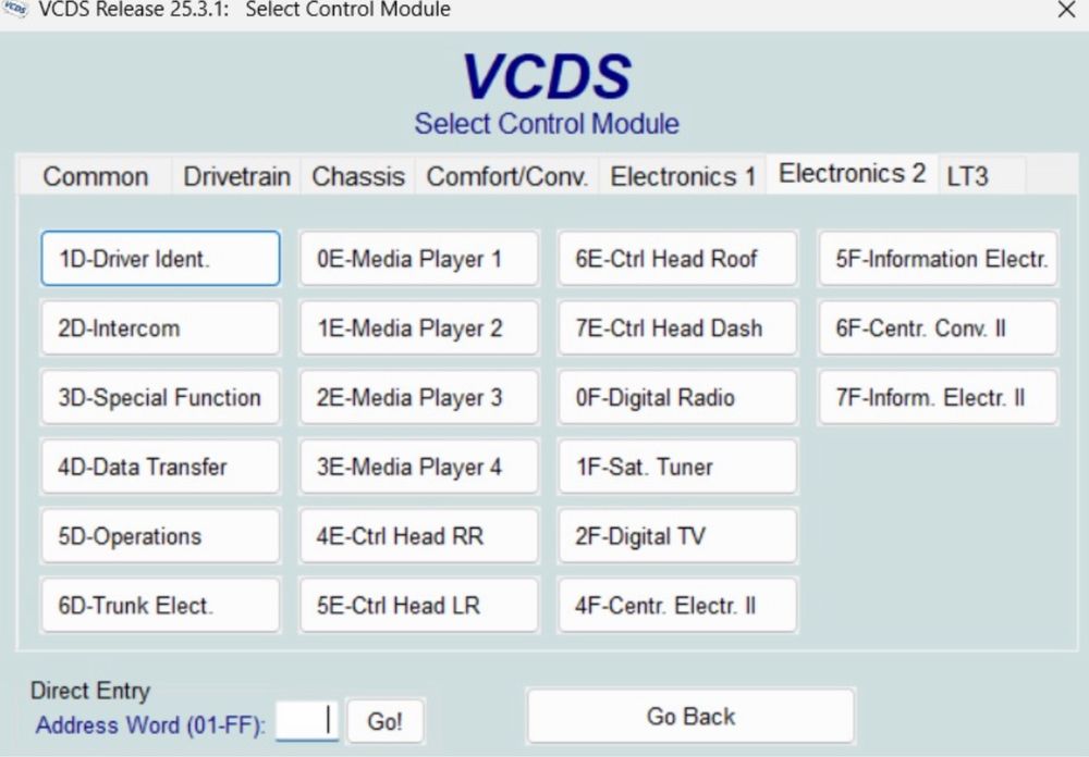 TESTER/DIAGNOZA VAGCOM/VCDS 25.3.2 Engleza/Romana/Germana/Franceza