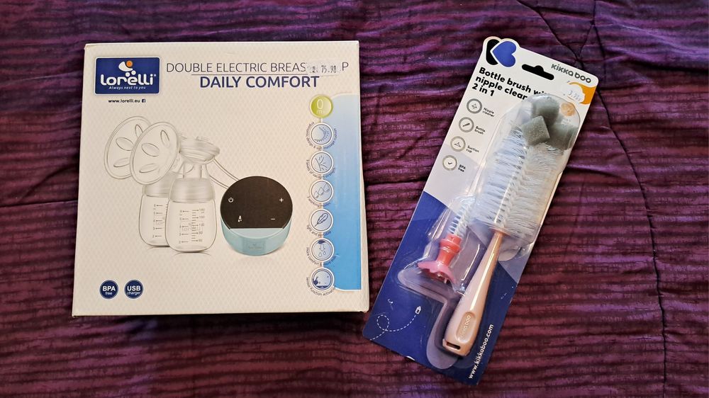 LORELLI Premium Двойна електрическа помпа за кърма DAILY COMFORT РОЗОВ