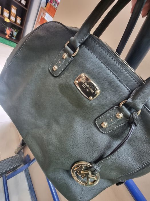 Michael Kors  Cindy зелена дамска чанта