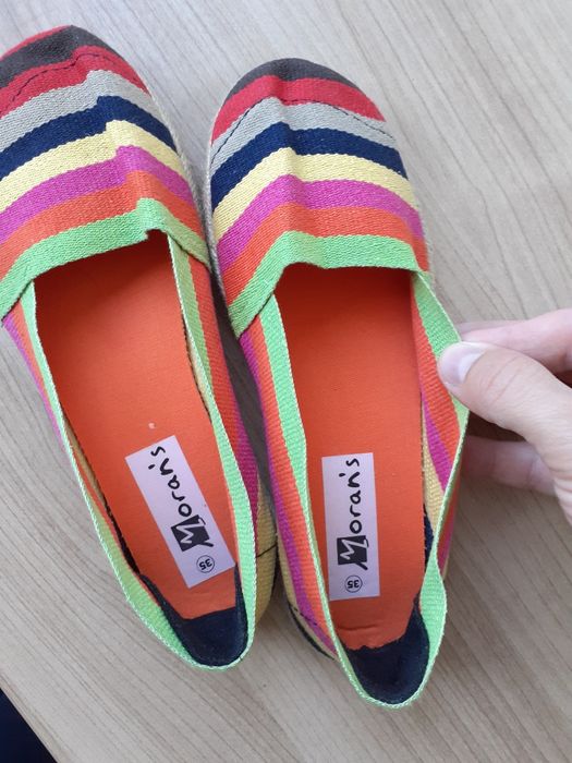 balerini noi vascoza iuta noi mărimea 35 22.5cm interior