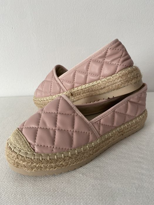 Espadrile roz pudra . Nr.36