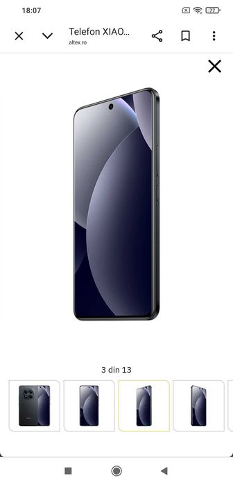 Telefon XIAOMI Redmi Note 15, 256GB, 8GBal SIM, Black
