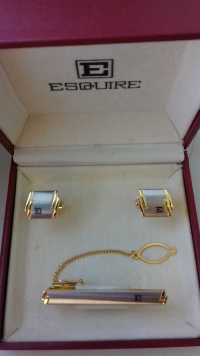 Запонки и зажим для галстука Esquire