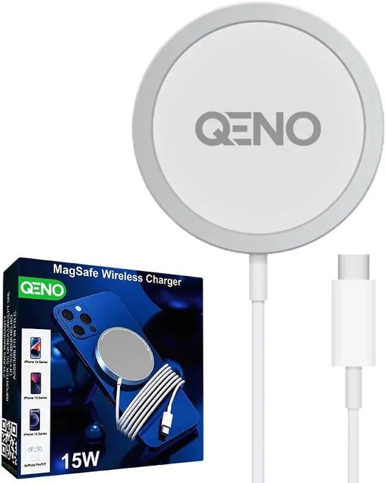 Incarcator Wireless MagSafe Qeno FastCharging 15W Universal,usb tip  c