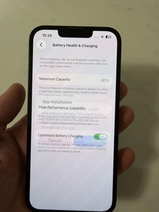 Vand iphone 13 albastru in stare foarte buna