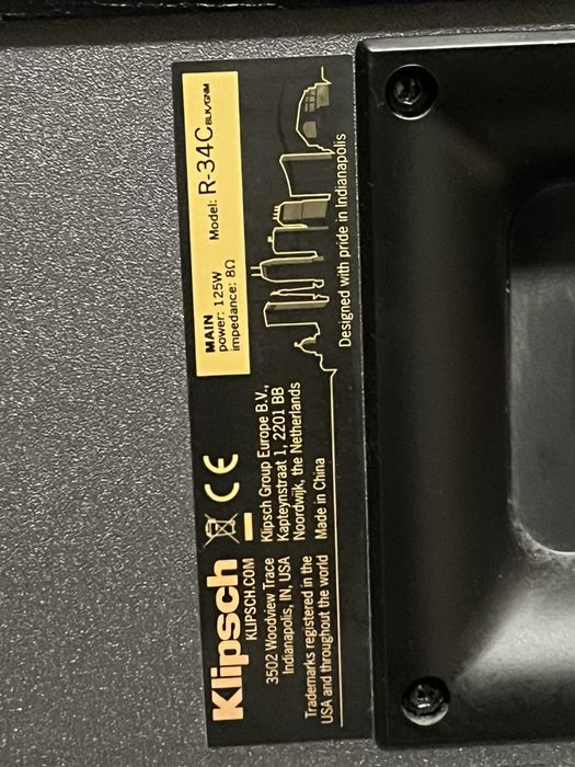 Boxa centru Klipsch R-34C