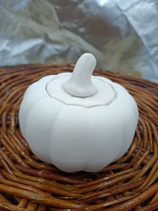 Гипсовые тыквы, Хэллоуин, домашний декор, украшение осени