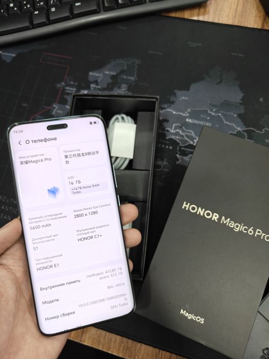 Honor magic 6 pro 16/512 ideal