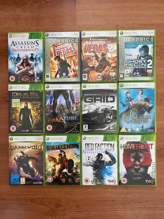 Xbox 360 игри – Assassin’s Creed, Deus Ex, Bulletstorm, Rainbow Six Vegas 2 + още | 7€ / брой