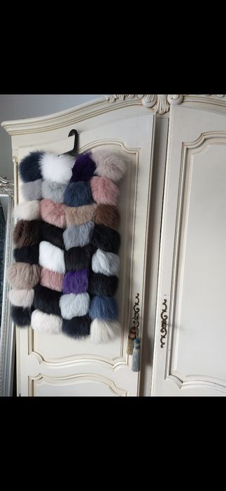 Vesta din blana naturala noua