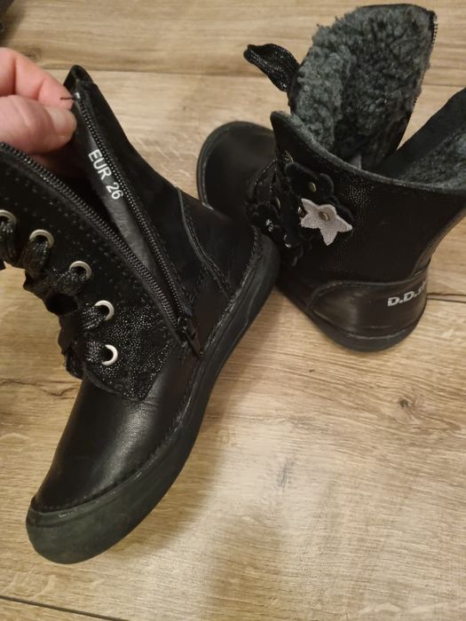 Ghete îmblănite D.D.STEP impermeabile marimea 26