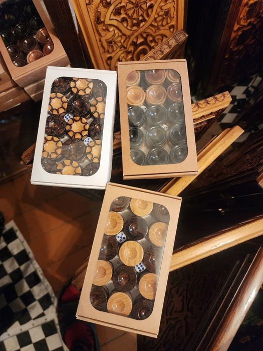 Фишки для нард орех сосна бук