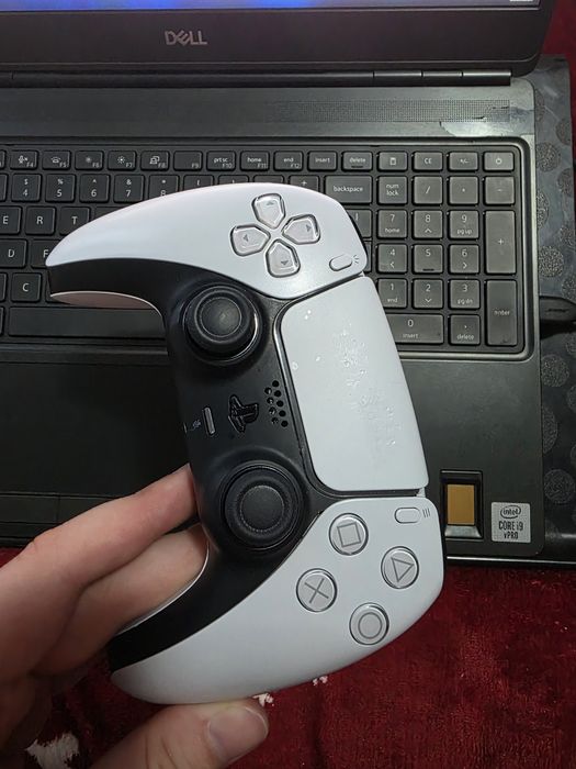 Maneta PS5 Controller PS5 functionala pe alb
