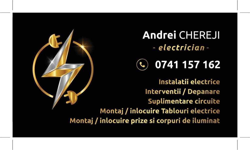 Electrician – lucrări și instalații electrice | Baia Mare și împrejurimi