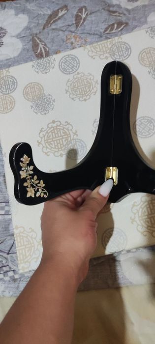 Декоративная тарелка в технике наджон чильги