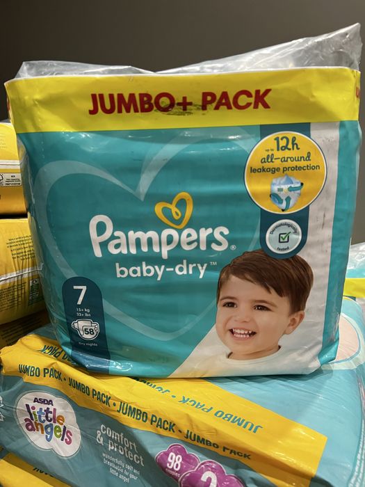 Английски памперси Pampers baby dry гащички 9ка. Mamia и Little Angels
