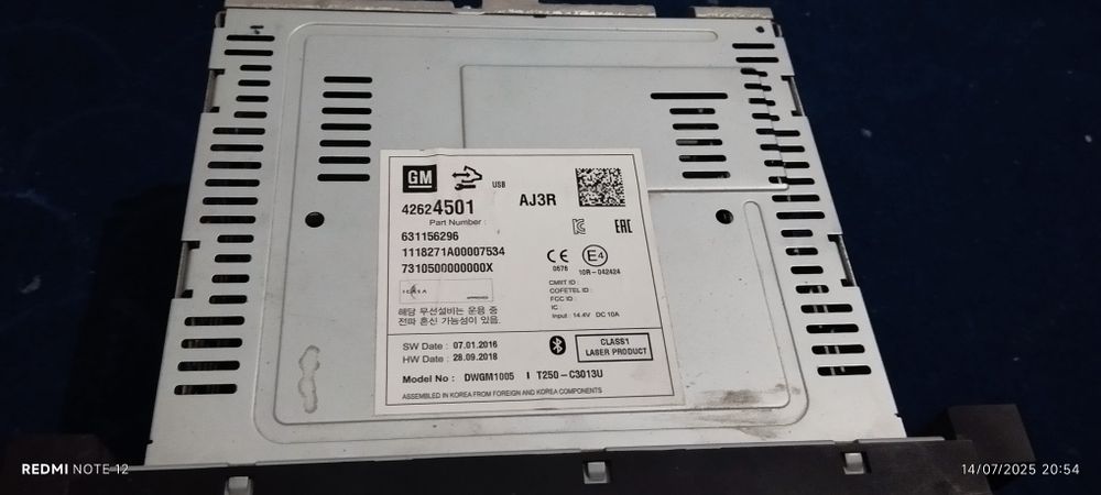 Ravon Nexia 3 Magnitafon original zavod