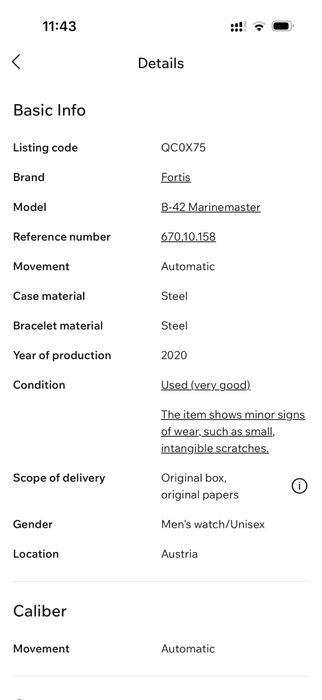 Fortis B-42 Marinmaster Automatic