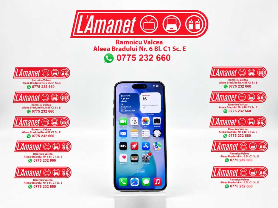iPhone 15 Pro Max Black 256GB Neverlocked Stare Buna Bateria 88%