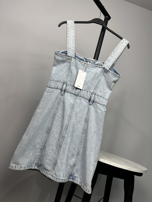 MANGO дънкова  рокля / сукман