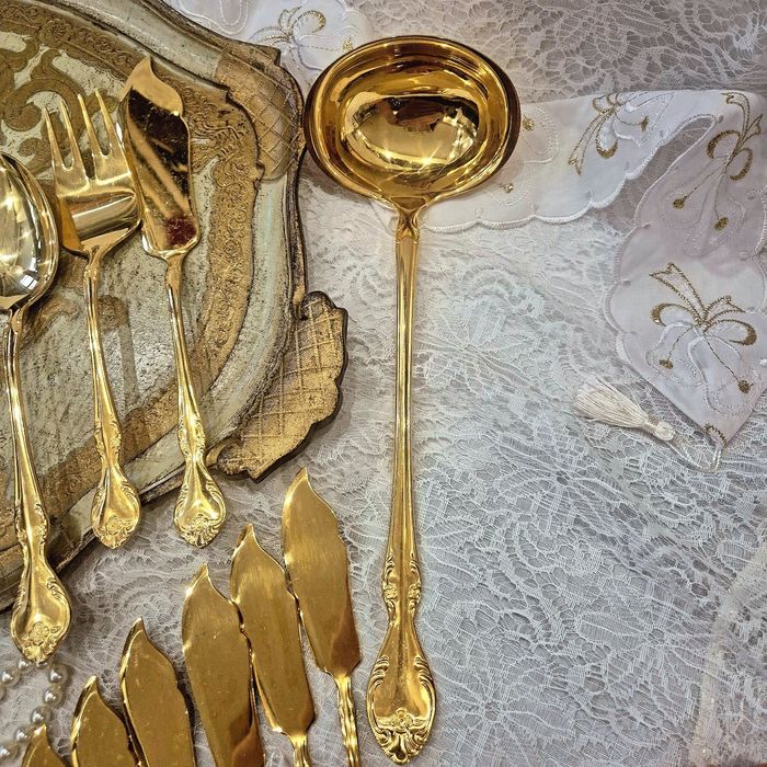 Позлатени прибори Solingen 23/24 карата