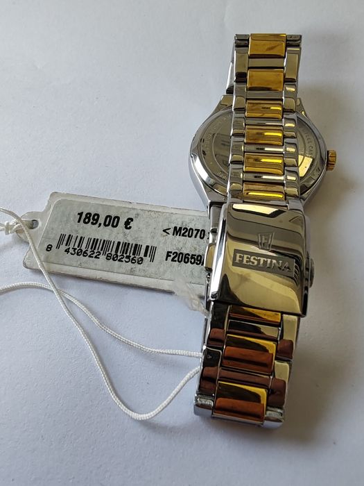 Ceas Festina Solar Energy Quartz Cadran Perlat - 35 mm Nou-Nepurtat!