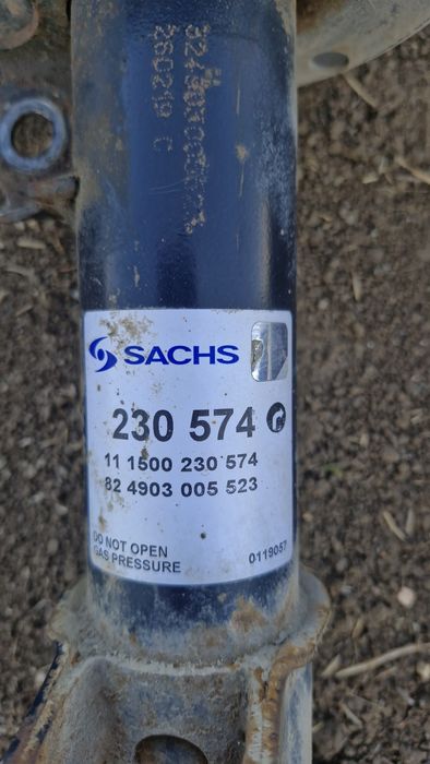Set Amortizoare Față Complete Sachs Opel Astra G (Telescoape + Arcuri + Flanșe)