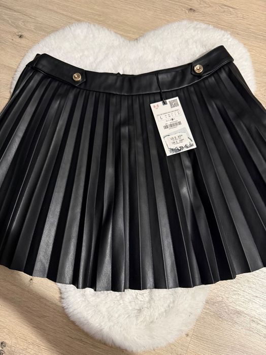 Кожена пола Зара