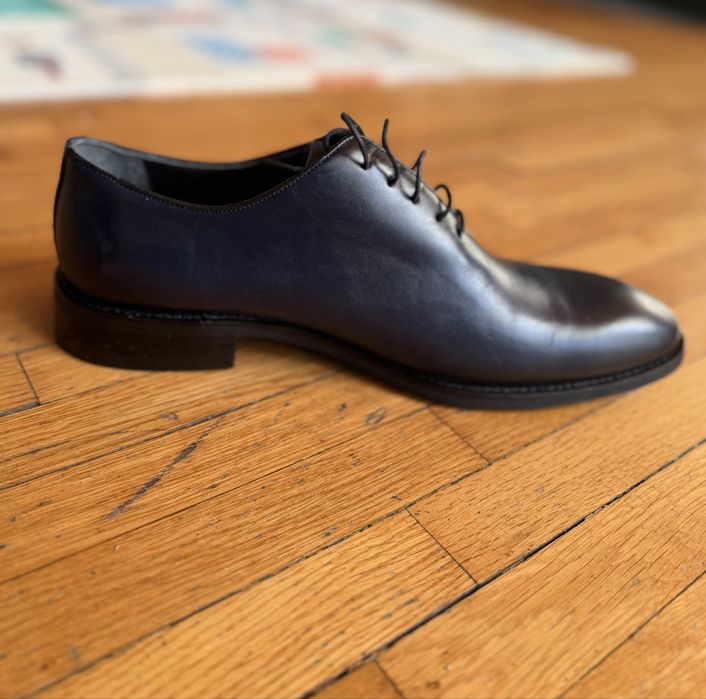 Pantofi eleganti ceremonie bleumarin