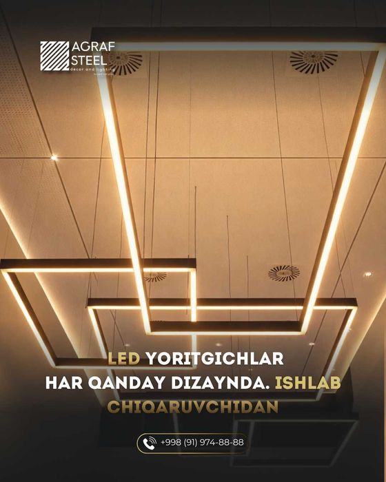 Подвесной LED светильник, Дизайнерские светильники, LED LAMPA