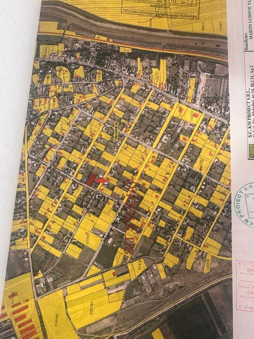 Teren intra 1464 mp Frumusița + autorizatie + fundatie + proiect inlus