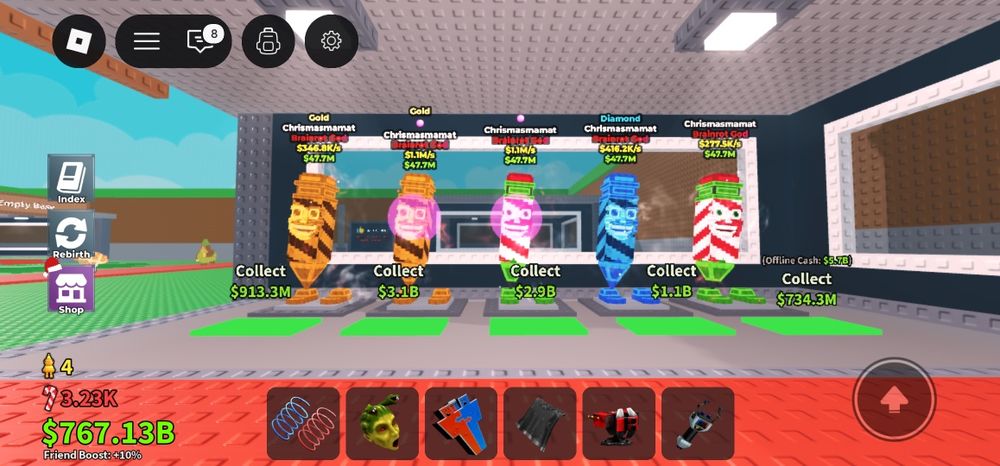 Колекция от Brainrot-и в Steal a Brainrot