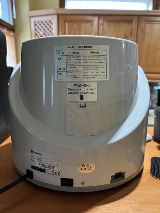 Монетоброячна и сортираща машина броене монети стотинки