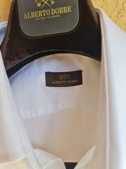Camasa Alberto Dobre Tailoring eveniment,custom,Purtata 1 data,Alba,L
