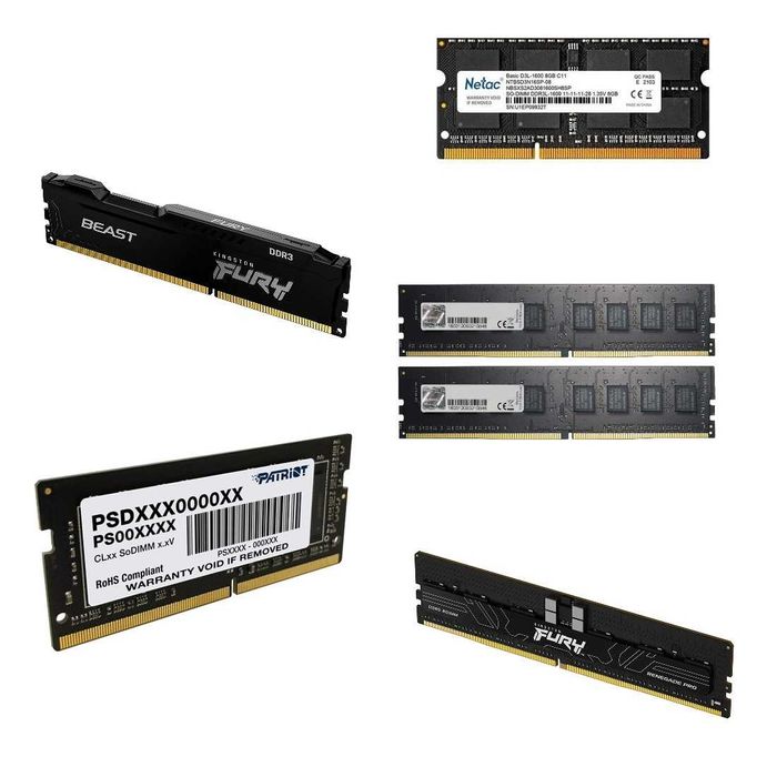 Память DDR2/DDR3/DDR4 /DDR5 USB различные карты памяти microSD и др