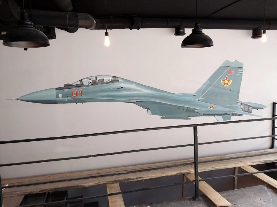 Роспись стен, художественное оформление